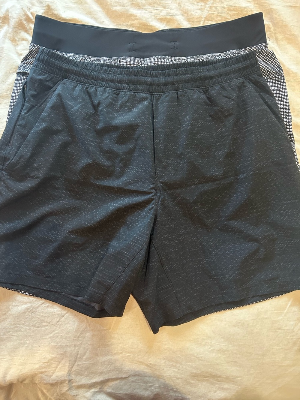 SET OF 2 lululemon athletica Black Men's Athletic Shorts